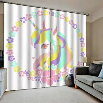 3D Unicorn With wings Print Windows Curtains for Living Room Bedroom Decorative Kitchen Curtains Drapes Window Treatments custom
3D Unicorn With wings Print Windows Curtains for Living Room Bedroom Decorative Kitchen Curtains Drapes Window Treatments custom