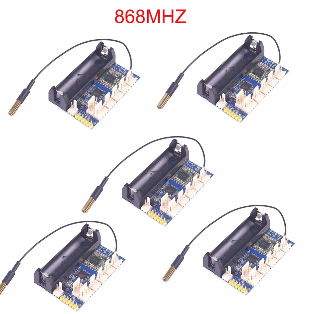 5PCS 868mhz LoRa Radio Node V1.0 IOT Wireless Transmission Lora Module RFM95 SX1276 for Arduino ATmega328P 3.7-12V uFL Antenna
5PCS 868mhz LoRa Radio Node V1.0 IOT Wireless Transmission Lora Module RFM95 SX1276 for Arduino ATmega328P 3.7-12V uFL Antenna