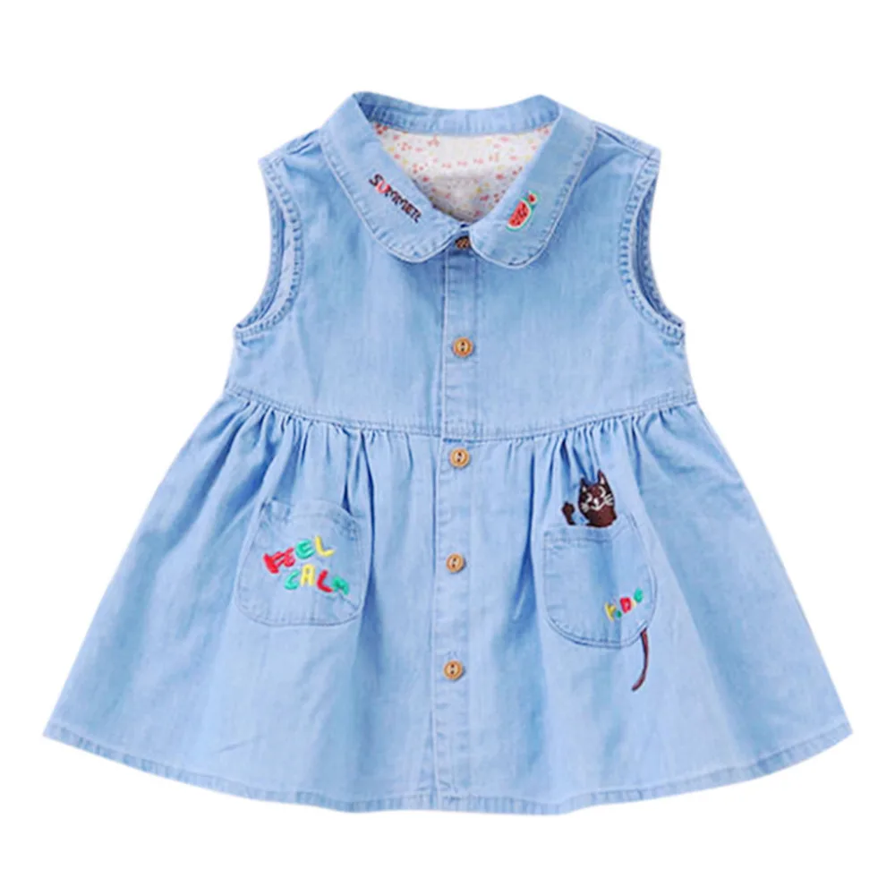 Toddler Kids Baby Girls Clothes Embroidery Denim Party Pageant Princess Dress girls dresses summer 2019 kids dresses 0314
Toddler Kids Baby Girls Clothes Embroidery Denim Party Pageant Princess Dress girls dresses summer 2019 kids dresses 0314