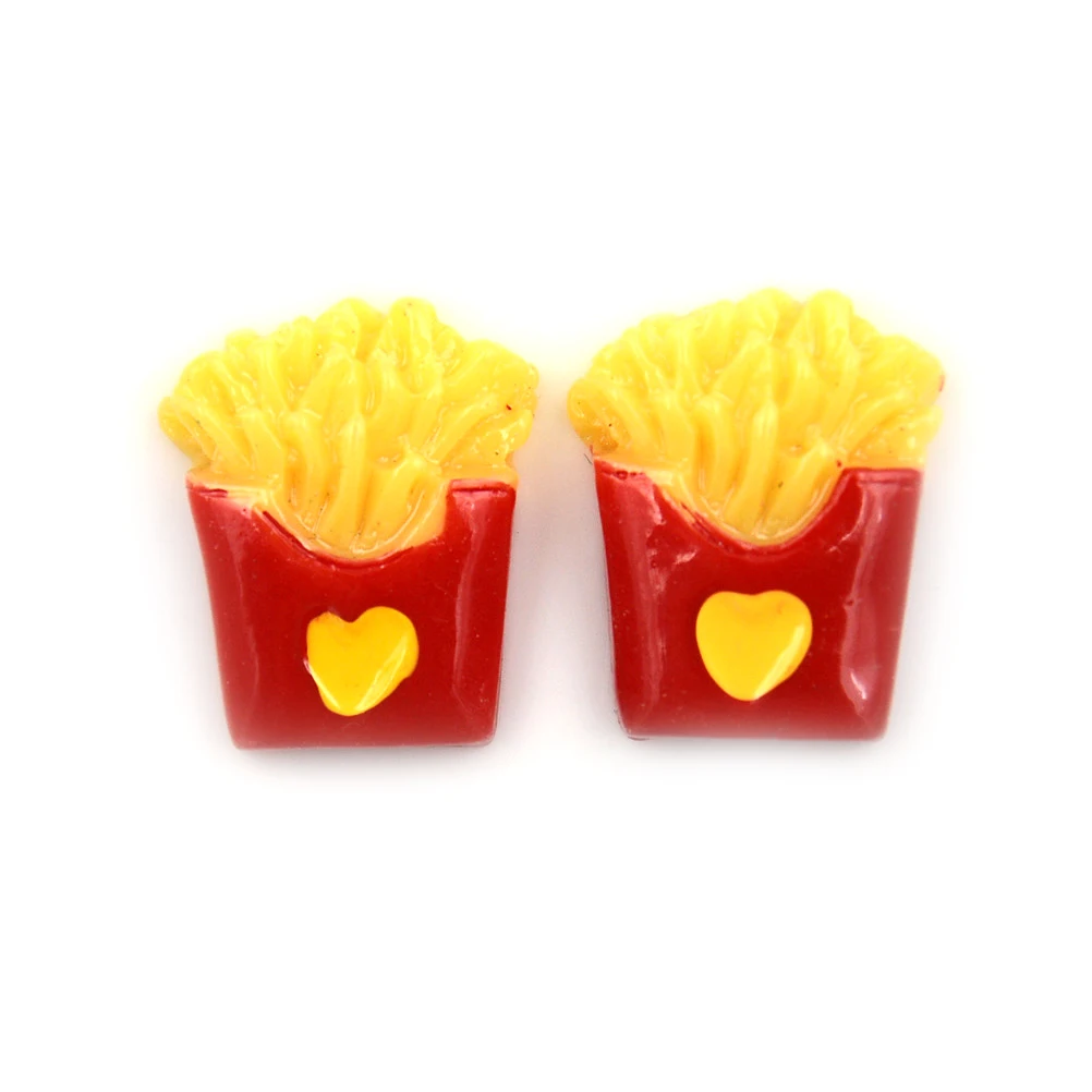 2pcs Kawaii Flatback Resin Cabochons Simulation Food French Fries Chips For Doll Dollhouse Miniature Decoration DIY Food Toys
2pcs Kawaii Flatback Resin Cabochons Simulation Food French Fries Chips For Doll Dollhouse Miniature Decoration DIY Food Toys