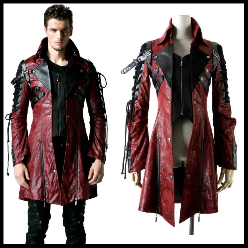 Punk Rave Punk Rock Studded Cotton Jacket Coat Streampunk Mens Jackets and Coats Leather Jacket
Punk Rave Punk Rock Studded Cotton Jacket Coat Streampunk Mens Jackets and Coats Leather Jacket