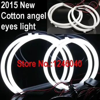 2*127mm and 2*158mm Cotton Angel eyes halo ring kit for BMW E53 X5 1999-2004 White blue amber Red 4Colors high brightness
2*127mm and 2*158mm Cotton Angel eyes halo ring kit for BMW E53 X5 1999-2004 White blue amber Red 4Colors high brightness