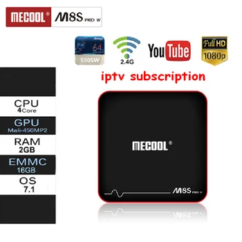 M8S PRO W Android Box 2.4G Voice Control S905W Android 7.1 OS 4k H.265 Sppport Europe US Latino IPTV subscription Smart TV Box
M8S PRO W Android Box 2.4G Voice Control S905W Android 7.1 OS 4k H.265 Sppport Europe US Latino IPTV subscription Smart TV Box