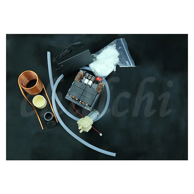 Black High Power Induction Furnace Kit (without power) ZVS induction heating high frequency heating metal material heating
Black High Power Induction Furnace Kit (without power) ZVS induction heating high frequency heating metal material heating