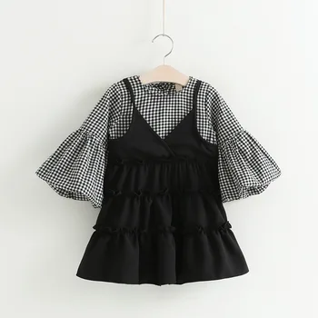 Kids Dress Autumn Dresses Girl Lantern Sleeve Dresses Kids Clothing White/Black Color 5 p/l
Kids Dress Autumn Dresses Girl Lantern Sleeve Dresses Kids Clothing White/Black Color 5 p/l