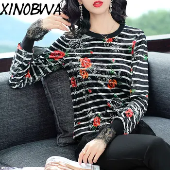New Arrival 2018 Autumn Women Fashion O Neck Long Flare Sleeve Lace Patchwork Velvet T Shirt Tops Female Floral Printing Shirts
New Arrival 2018 Autumn Women Fashion O Neck Long Flare Sleeve Lace Patchwork Velvet T Shirt Tops Female Floral Printing Shirts