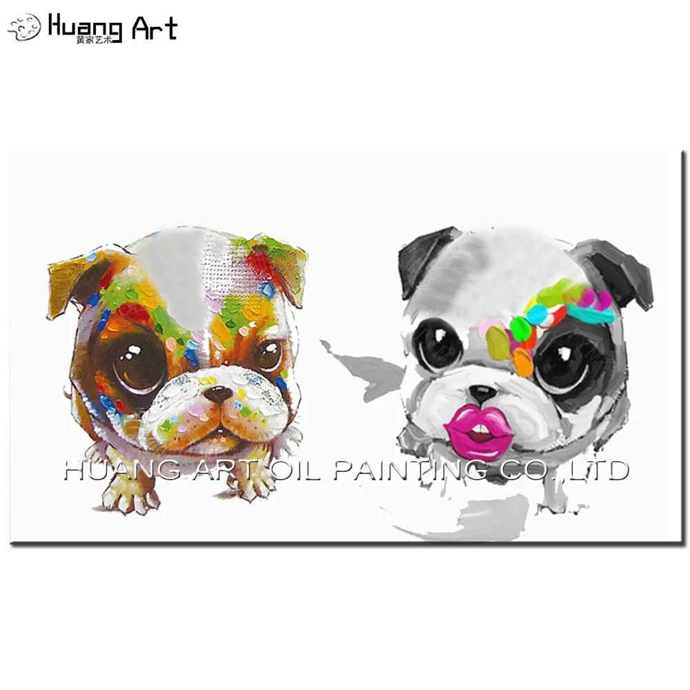 Artist Design New Oil Painting for Living Room Decor Handmade Cute Dog Couples Wall Art Painting Abstract Animal Pet Oil Picture
Artist Design New Oil Painting for Living Room Decor Handmade Cute Dog Couples Wall Art Painting Abstract Animal Pet Oil Picture