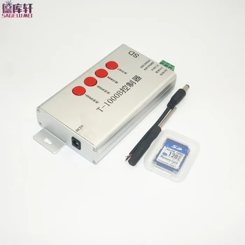 DC5V-24V T1000B SD Card WS2801 WS2811 WS2812B LPD6803 8806 LED strip digital led 2048 Pixels T-1000B DMX512 RGB Controller
DC5V-24V T1000B SD Card WS2801 WS2811 WS2812B LPD6803 8806 LED strip digital led 2048 Pixels T-1000B DMX512 RGB Controller