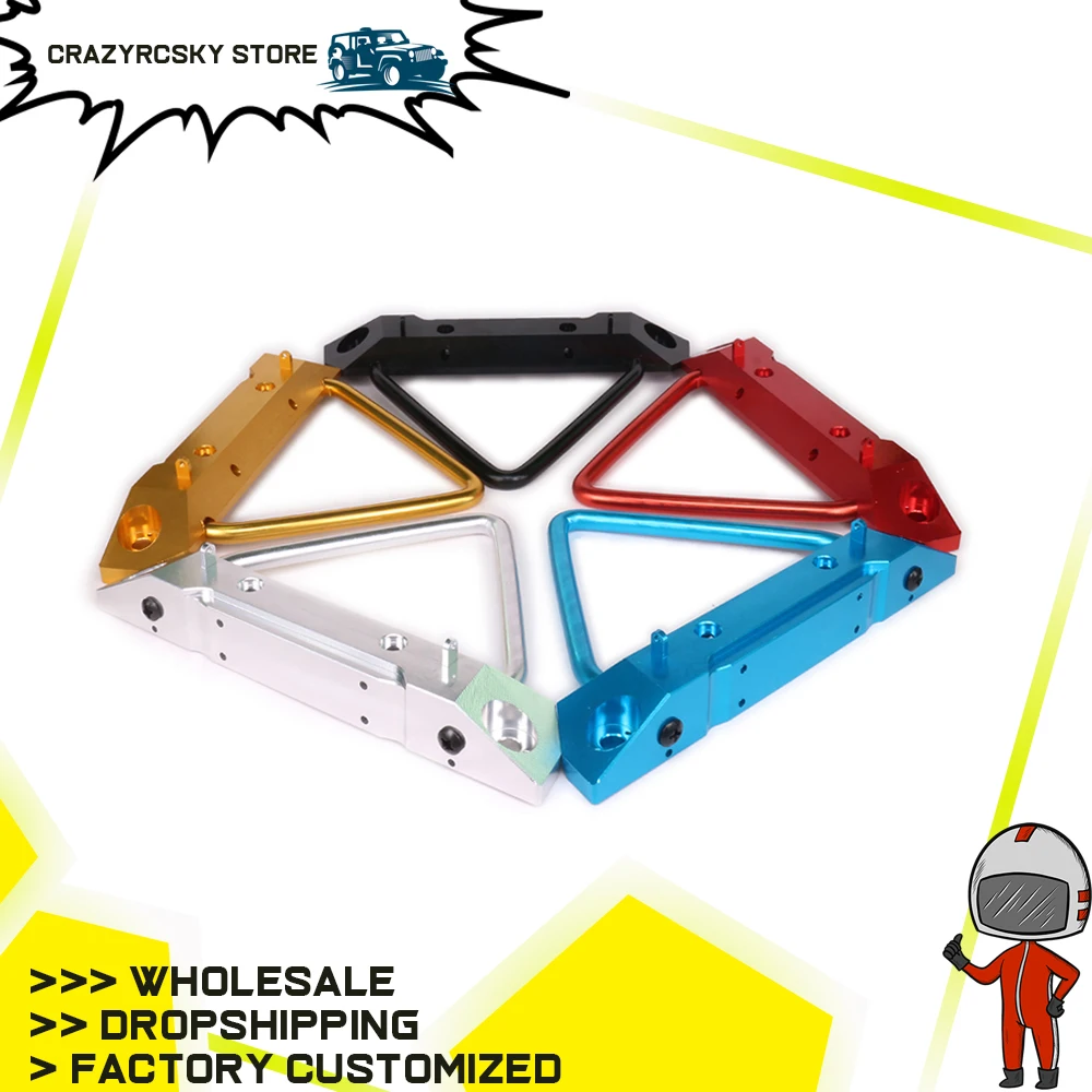 1PC Aluminum Front Bumper For Rc Hobby Model Car 1/10 Axial Scx10 Crawler Ax80125 90022 90035 SCX0028 Hopup Parts
1PC Aluminum Front Bumper For Rc Hobby Model Car 1/10 Axial Scx10 Crawler Ax80125 90022 90035 SCX0028 Hopup Parts