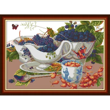 Joy Sunday Wild Fruit Chinese Cross Stitch Kits Ecological Cotton Clear Stamped Printed 14CT 11CT DIY Christmas Decorations Gift
Joy Sunday Wild Fruit Chinese Cross Stitch Kits Ecological Cotton Clear Stamped Printed 14CT 11CT DIY Christmas Decorations Gift