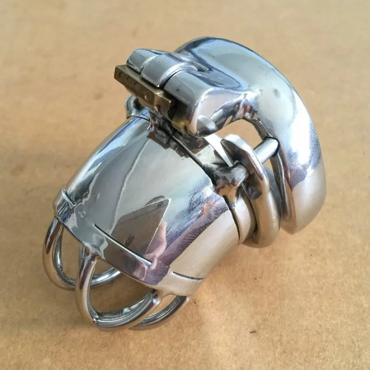 New Anti-release Version of Male Stainless Steel Ultra-short Curved Clasp with Catheter Chastity Lock Belt Male Chastity Device
New Anti-release Version of Male Stainless Steel Ultra-short Curved Clasp with Catheter Chastity Lock Belt Male Chastity Device