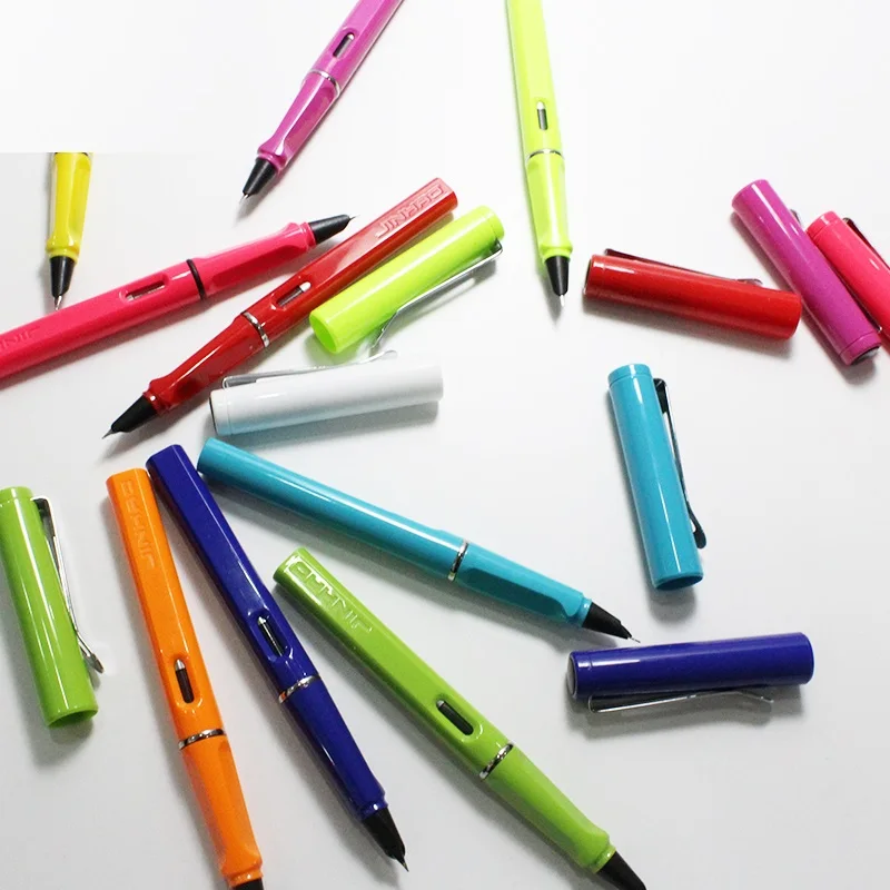 9 pcs/Lot Colorful Fountain pen 0.5mm fine ink pens for writing Jinhao 599 Student Stationery Office school supplies FB640
9 pcs/Lot Colorful Fountain pen 0.5mm fine ink pens for writing Jinhao 599 Student Stationery Office school supplies FB640