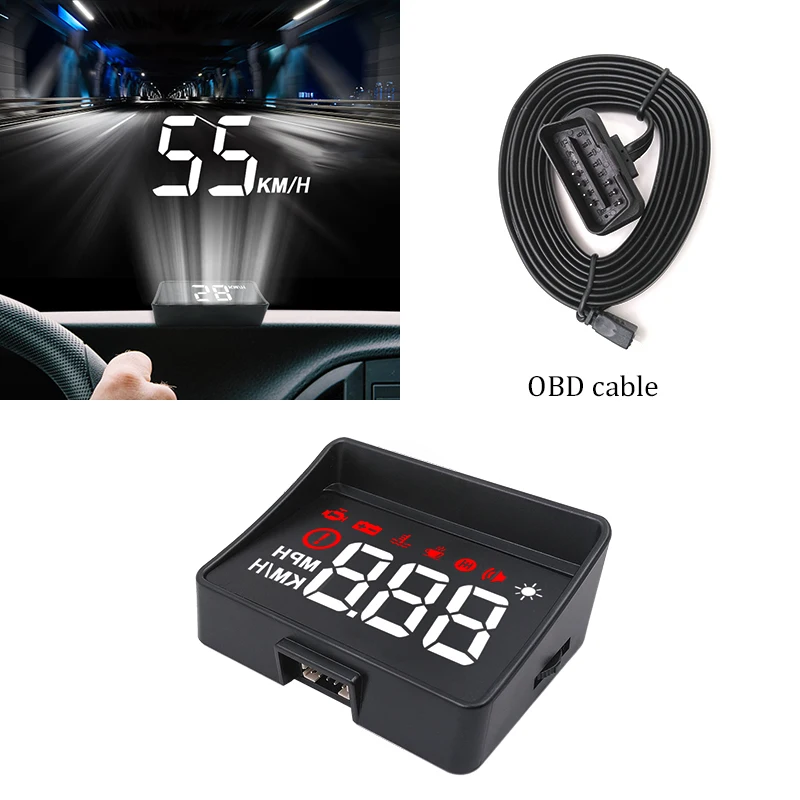 New A100S Car HUD Head Up Display OBD2 EUOBD Overspeed Warning Auto Electronic Voltage Alarm Better Than A100 HUD
New A100S Car HUD Head Up Display OBD2 EUOBD Overspeed Warning Auto Electronic Voltage Alarm Better Than A100 HUD
