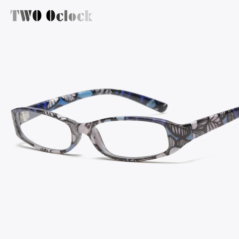 

TWO Oclock Reading Glasses Women Flower Print Presbyopia Glasses For Sight Optic Eyeglass With Bag +1.0/1.5/2.0/2.5/3.0/3.5/4.0