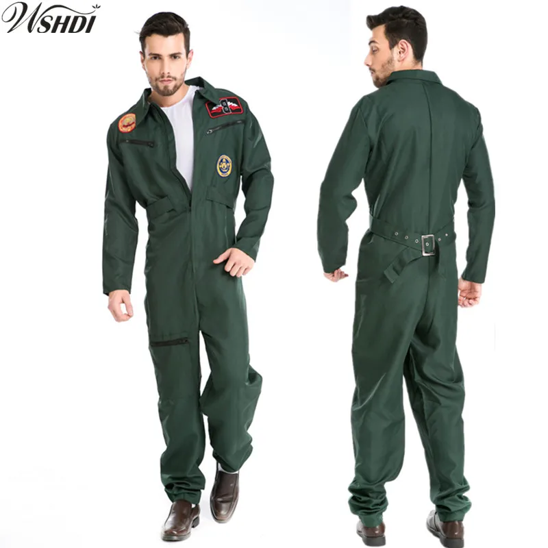 Adult Men Special Force Costume Pilot Jumpsuit Halloween Carnival Cosplay Masquerade Clothes
Adult Men Special Force Costume Pilot Jumpsuit Halloween Carnival Cosplay Masquerade Clothes