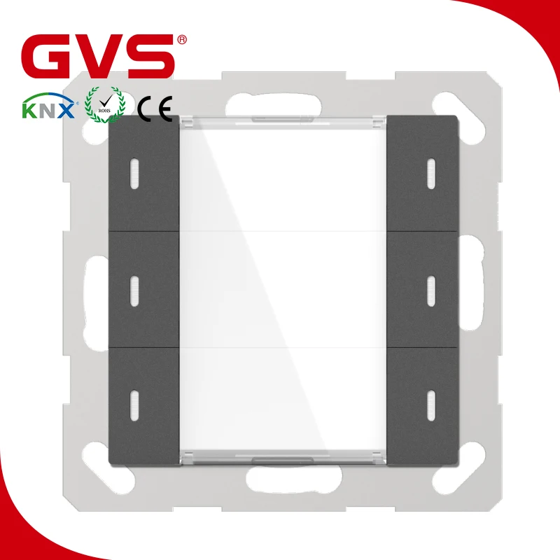 Latest KNX/EIB GVS K-Bus KNX Push Button 55mm 3 Gang Matt Finish in KNX smart Home automation System
Latest KNX/EIB GVS K-Bus KNX Push Button 55mm 3 Gang Matt Finish in KNX smart Home automation System