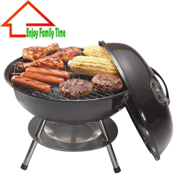 New Arrival Charcoal BBQ Grill Barbacoas Portatiles for Outdoor Activities Round Shape 14 Inch Steel BBQ Grill With Cover
New Arrival Charcoal BBQ Grill Barbacoas Portatiles for Outdoor Activities Round Shape 14 Inch Steel BBQ Grill With Cover