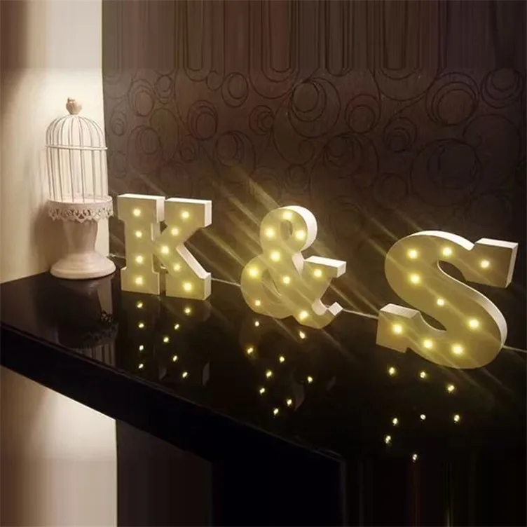 Wooden Letters Alphabet LED Lamp Sign Marquee Light Up Night LED Grow Light Wall Decoration For Bedroom Wedding Ornaments Lights
Wooden Letters Alphabet LED Lamp Sign Marquee Light Up Night LED Grow Light Wall Decoration For Bedroom Wedding Ornaments Lights
