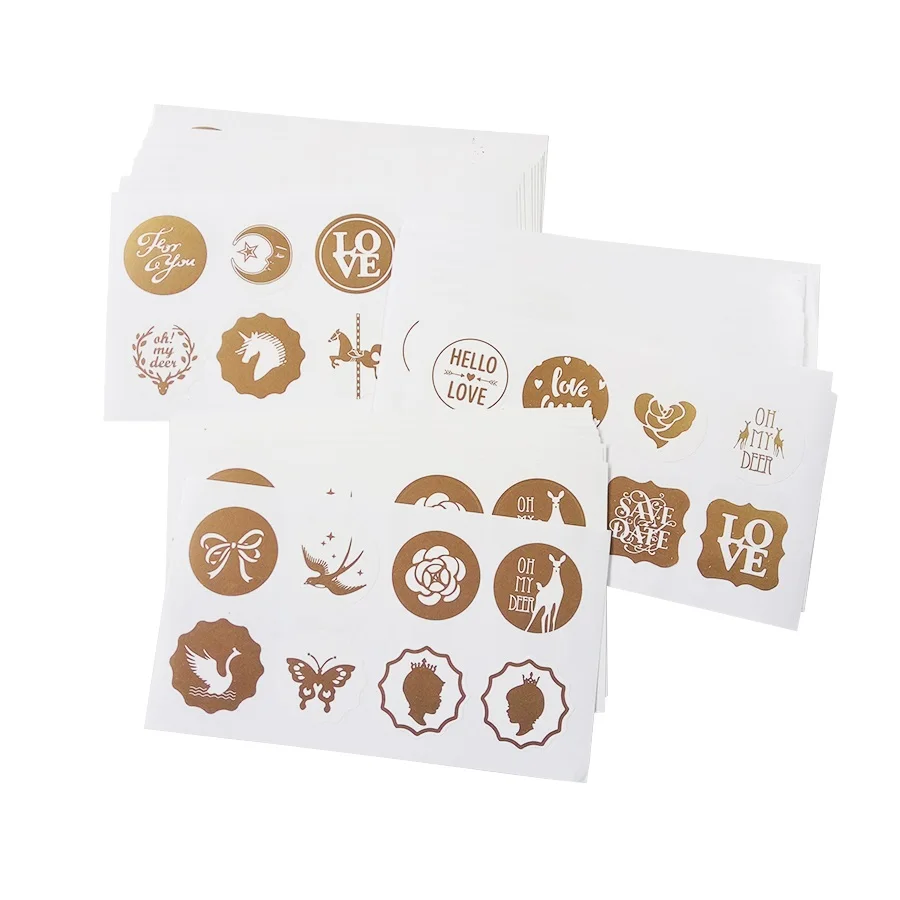 400 Pcs/lot Upscale Baroque Bronzing Style Flower Love Animals Romance Sealing Label Stickers For Wedding Handmade Shops Decor
400 Pcs/lot Upscale Baroque Bronzing Style Flower Love Animals Romance Sealing Label Stickers For Wedding Handmade Shops Decor