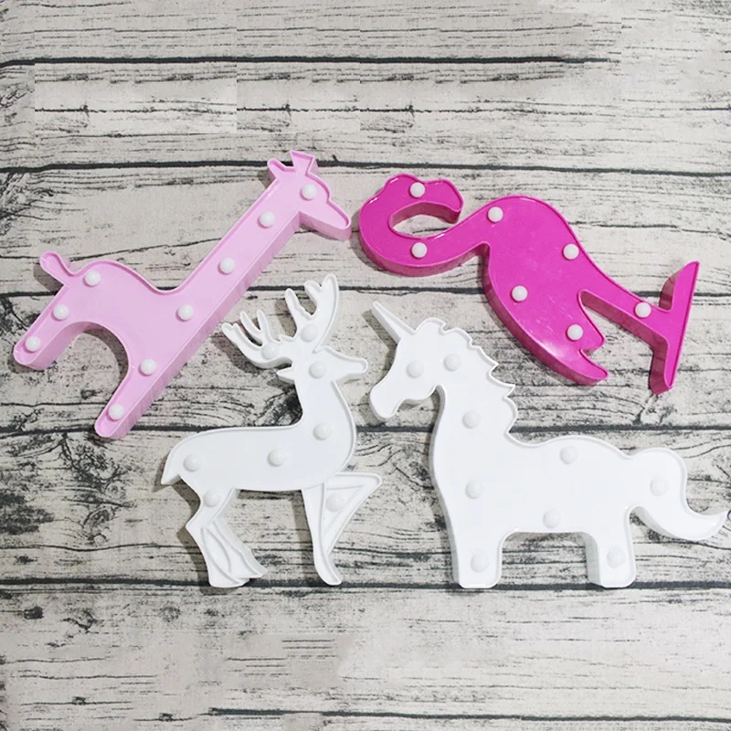 DOXA Novelty Animal LED3D Night Light Unicorn Flamingo Cute FunDecoration Children's Room Bedside Dream Light Children's ToysAA
DOXA Novelty Animal LED3D Night Light Unicorn Flamingo Cute FunDecoration Children's Room Bedside Dream Light Children's ToysAA