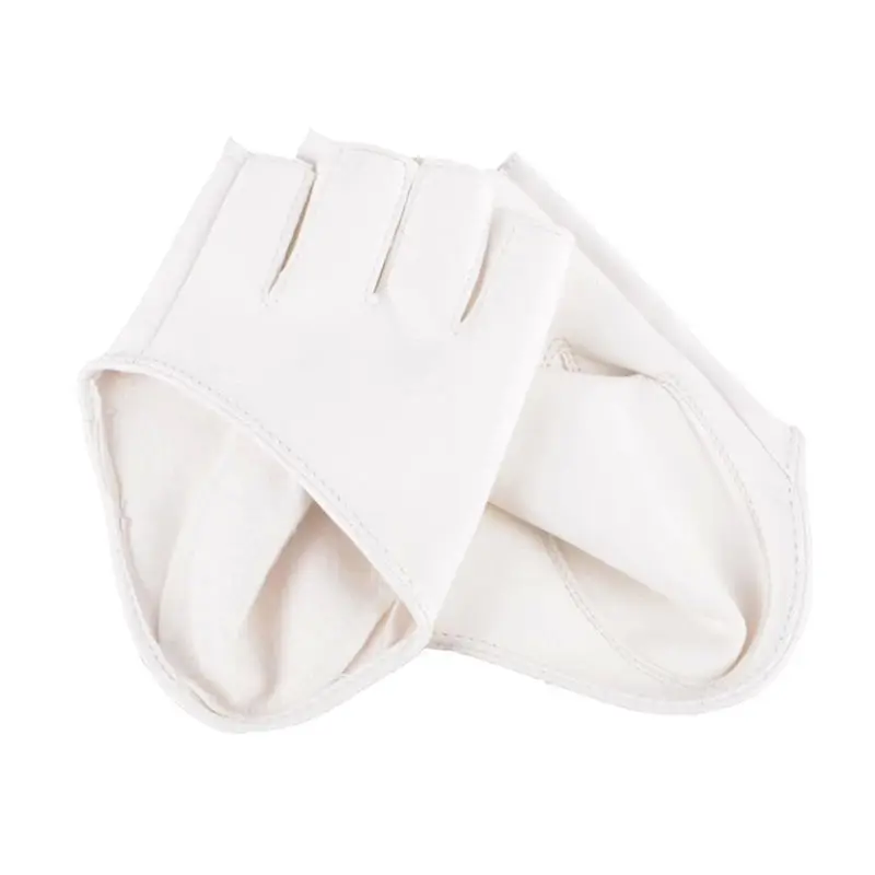 SM// DE76643 Halbe Finger fingerlose PU Leder Handschuhe Mode