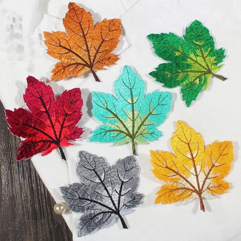 1Pc Maple Leaf Iron On Patch Sewing On Embroidered Applique Sewing Patch Clothes Stickers Garment DIY Apparel Accessories
1Pc Maple Leaf Iron On Patch Sewing On Embroidered Applique Sewing Patch Clothes Stickers Garment DIY Apparel Accessories
