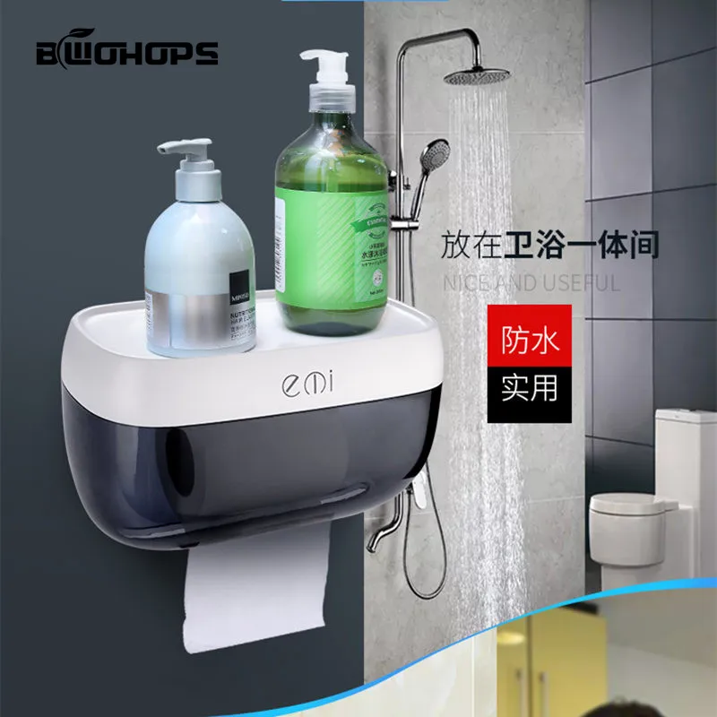 Wall-mounted Bathroom Tissue Dispenser Napkin holder Bathroom Car Tissue Box Paper Tray Roll Waterproof Toilet Paper Shelf
Wall-mounted Bathroom Tissue Dispenser Napkin holder Bathroom Car Tissue Box Paper Tray Roll Waterproof Toilet Paper Shelf