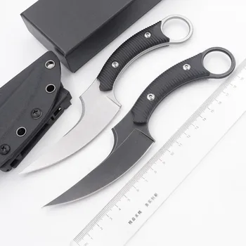 JUFULE Brand 1940 D2 Steel Blade G10 Handle KYDEX Sheath Fixed Blade Tactical Camp Survival Hunt Outdoor EDC Tool kitchen Knife
JUFULE Brand 1940 D2 Steel Blade G10 Handle KYDEX Sheath Fixed Blade Tactical Camp Survival Hunt Outdoor EDC Tool kitchen Knife
