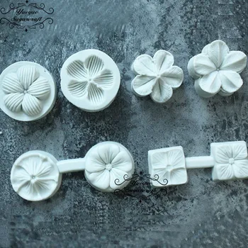 Yueyue Sugarcraft 4 models in the set Flower Silicone mold fondant mold cake decorating tools chocolate mold baking
Yueyue Sugarcraft 4 models in the set Flower Silicone mold fondant mold cake decorating tools chocolate mold baking