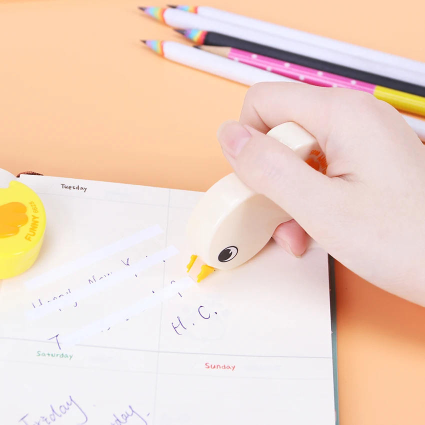 1PC 6mX5mm Korea Creative Adorable Ducklings Creative Correction Tape School Office Stationery Supplies
1PC 6mX5mm Korea Creative Adorable Ducklings Creative Correction Tape School Office Stationery Supplies