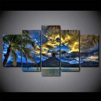 5 Pieces Clouds Mountain Palms Wall Art Canvas Pictures For Living Room Bedroom Home Decor Printed Canvas Paintings
5 Pieces Clouds Mountain Palms Wall Art Canvas Pictures For Living Room Bedroom Home Decor Printed Canvas Paintings