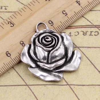 3pcs/lot Charms Rose Flower 36x33mm Antique Silver Color Pendants Making DIY Handmade Tibetan Finding Jewelry For Bracelet
3pcs/lot Charms Rose Flower 36x33mm Antique Silver Color Pendants Making DIY Handmade Tibetan Finding Jewelry For Bracelet