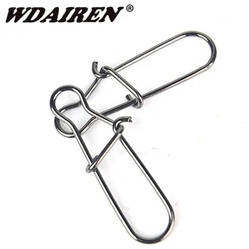 10Pcs Hooked Snap Pin Stainless Steel Fishing Barrel Swivel Safety Snaps Hook Lure Accessories Connector Snap Pesca PJ-192
10Pcs Hooked Snap Pin Stainless Steel Fishing Barrel Swivel Safety Snaps Hook Lure Accessories Connector Snap Pesca PJ-192