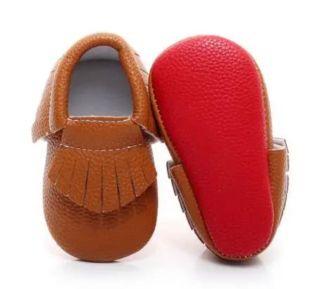 Hongteya/детские мокасины с красной подошвой обувь для новорожденных мягкая подошва