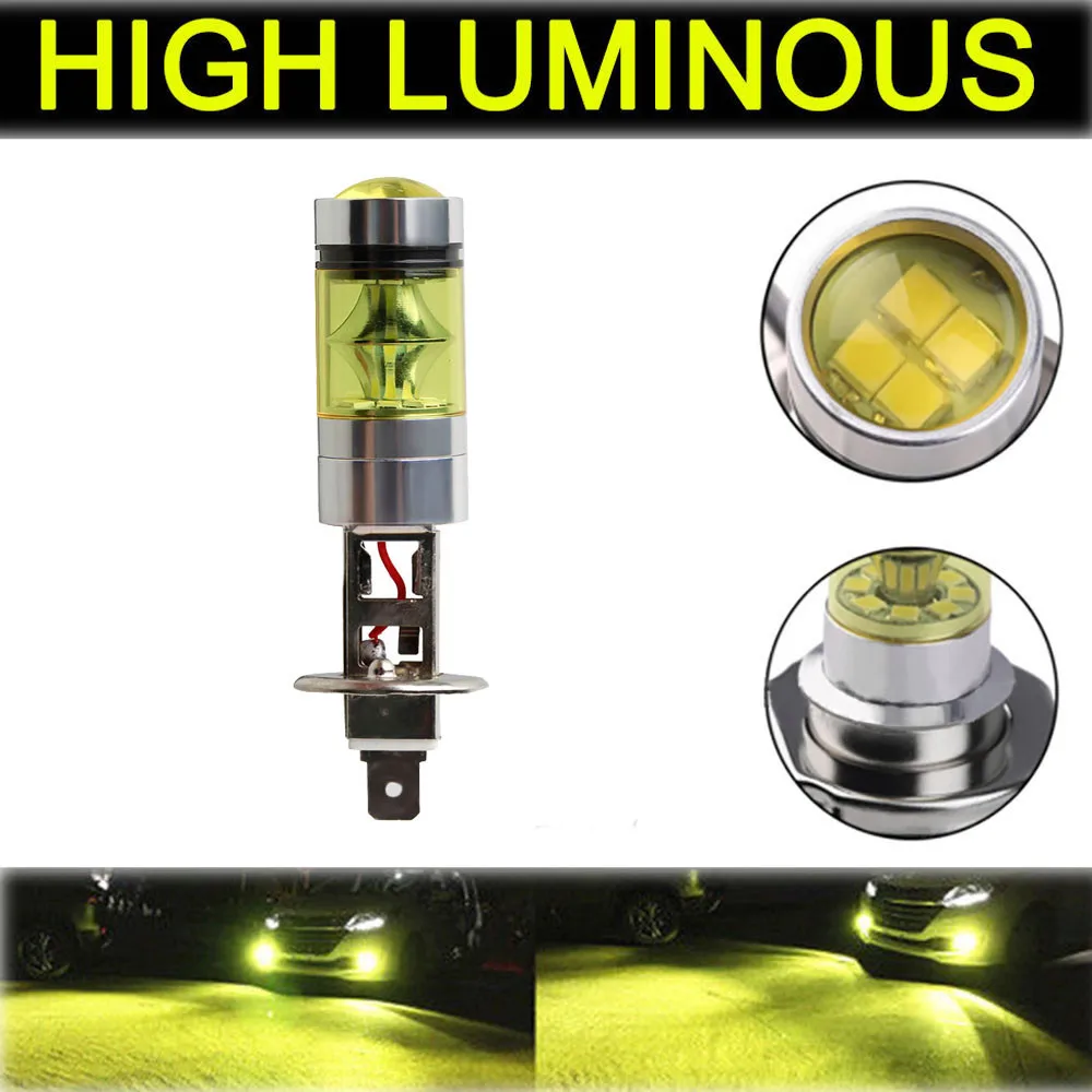 Car Light H1 100W Fog Light Yellow 2323 LED DRL Projector Lamps Bulbs 4300K NEW dropship f14
Car Light H1 100W Fog Light Yellow 2323 LED DRL Projector Lamps Bulbs 4300K NEW dropship f14