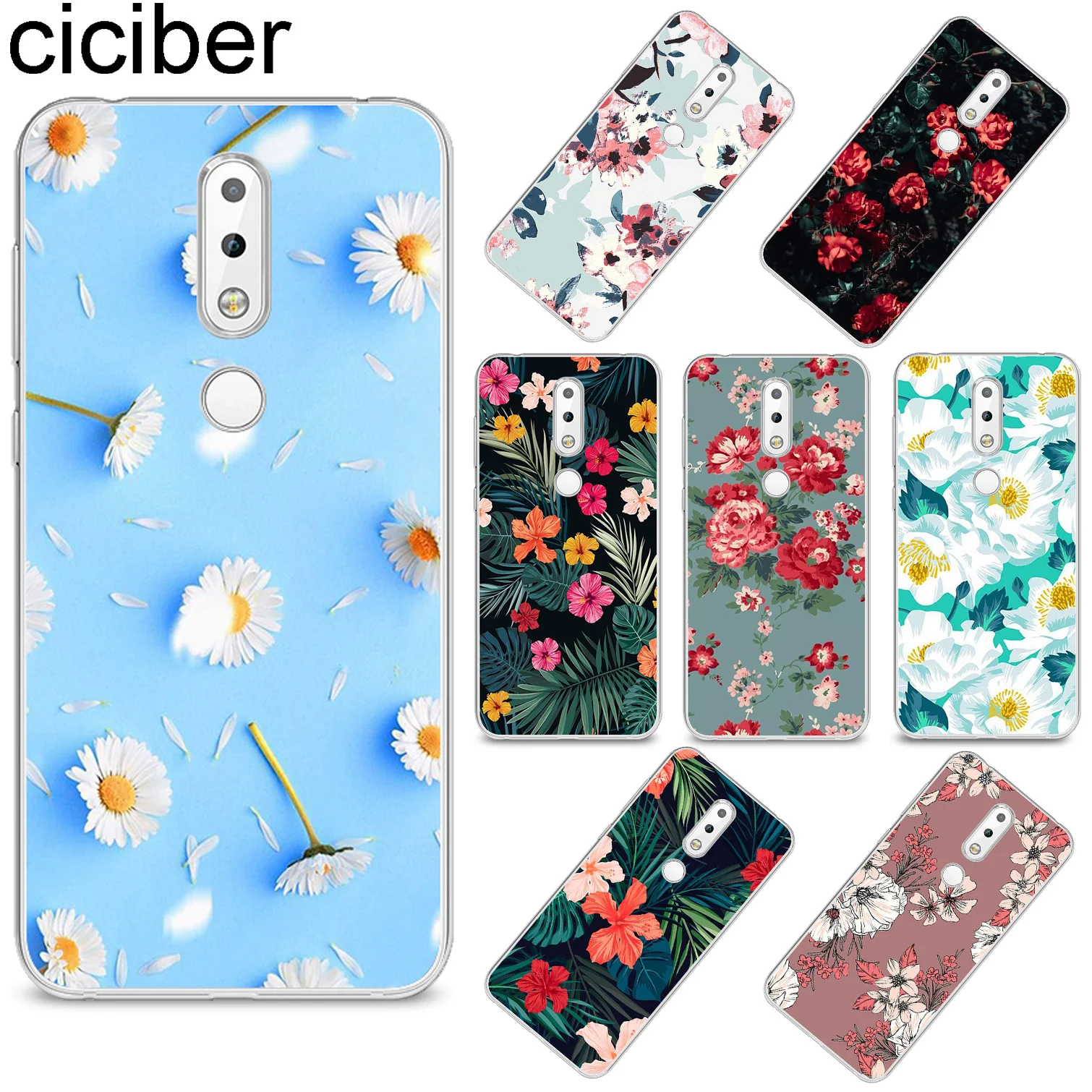 ciciber Flower Rose Cover for Nokia X6 X7 X5 X3 Soft TPU Phone Case for Nokia 9 8 8.1 7 7.1 6 6.1 5 5.1 3 3.1 2 2.1 1 Plus Funda
ciciber Flower Rose Cover for Nokia X6 X7 X5 X3 Soft TPU Phone Case for Nokia 9 8 8.1 7 7.1 6 6.1 5 5.1 3 3.1 2 2.1 1 Plus Funda