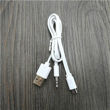 Micro USB штекер 2 0 5pin стандарт + 3 5 мм AUX аудио разъем Соединительный адаптер кабель