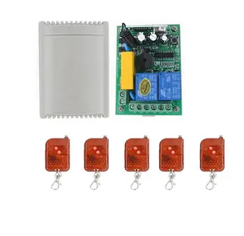 best AC220V 2CH 10A Radio Controller RF Wireless Relay Remote Control Switch 315 MHZ 433 MHZ 5 Transmitter+1 Receiver
best AC220V 2CH 10A Radio Controller RF Wireless Relay Remote Control Switch 315 MHZ 433 MHZ 5 Transmitter+1 Receiver