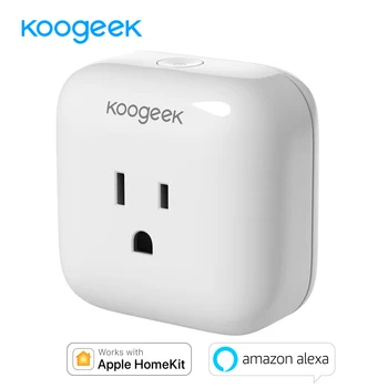Koogeek Wi-Fi Smart Socket Works with Apple HomeKit and Amazon Alexa Support Voice Control via Siri or Alexa Home App US Plug
Koogeek Wi-Fi Smart Socket Works with Apple HomeKit and Amazon Alexa Support Voice Control via Siri or Alexa Home App US Plug