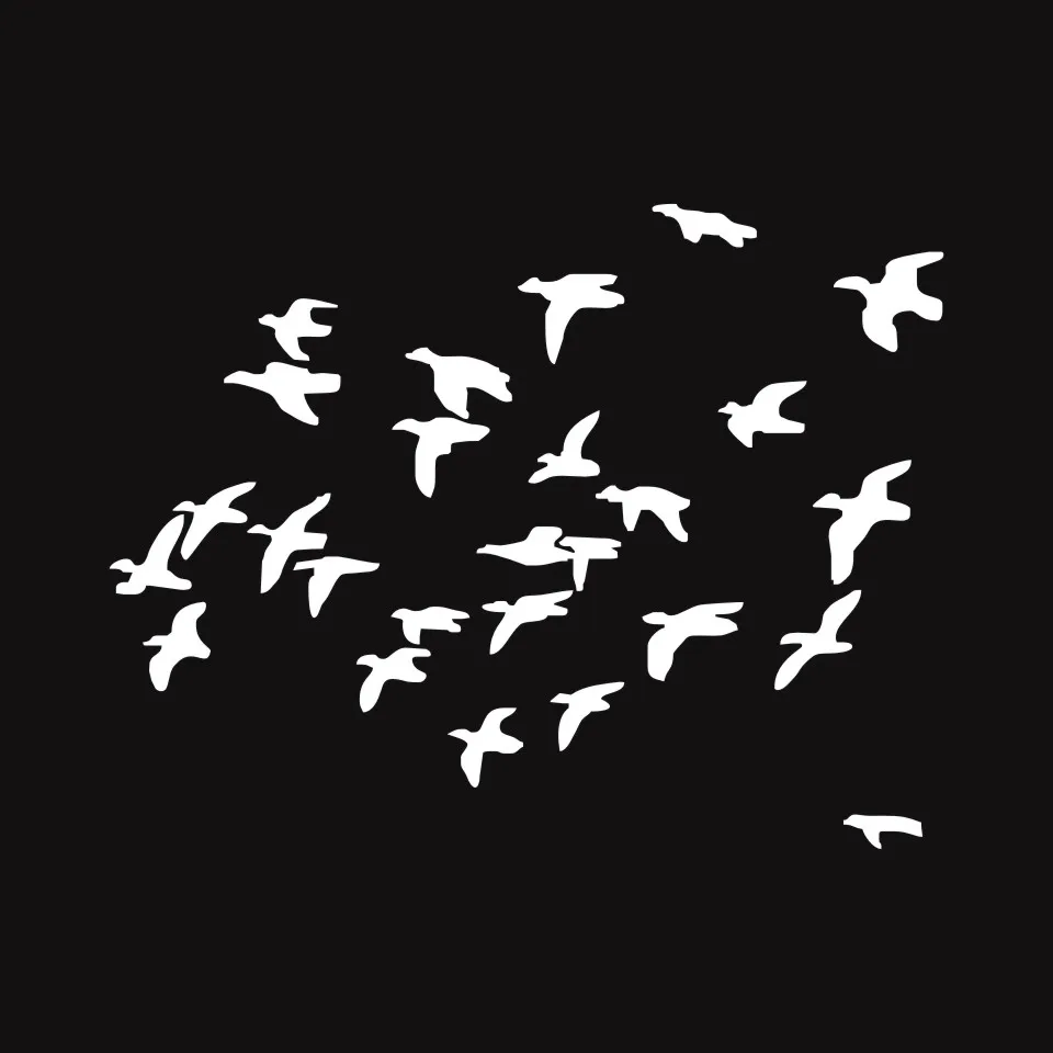 Anycuros Flying Ducks Landing Hunting Car Sticker Motorcycle Decals 14 (6)