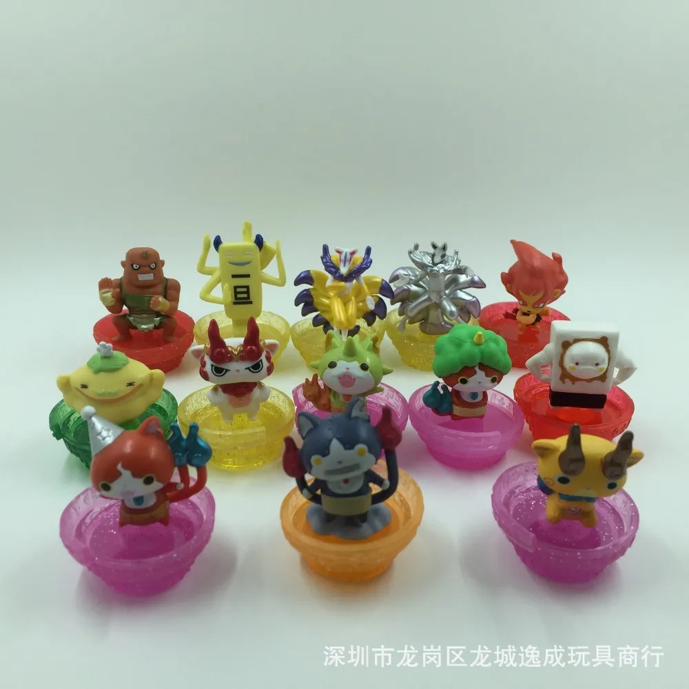 20pcs 100% different Top quality Lovely Yokai watch dolls with base Cartoon Action Figure Movie Pvc Mini Models Multi color toy
20pcs 100% different Top quality Lovely Yokai watch dolls with base Cartoon Action Figure Movie Pvc Mini Models Multi color toy