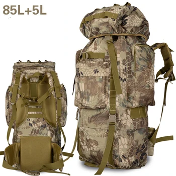 80L Mountaineering Bag Outdoor Backpack 90L High-capacity Camping Army Color Sports Men Hiking Backpack
80L Mountaineering Bag Outdoor Backpack 90L High-capacity Camping Army Color Sports Men Hiking Backpack