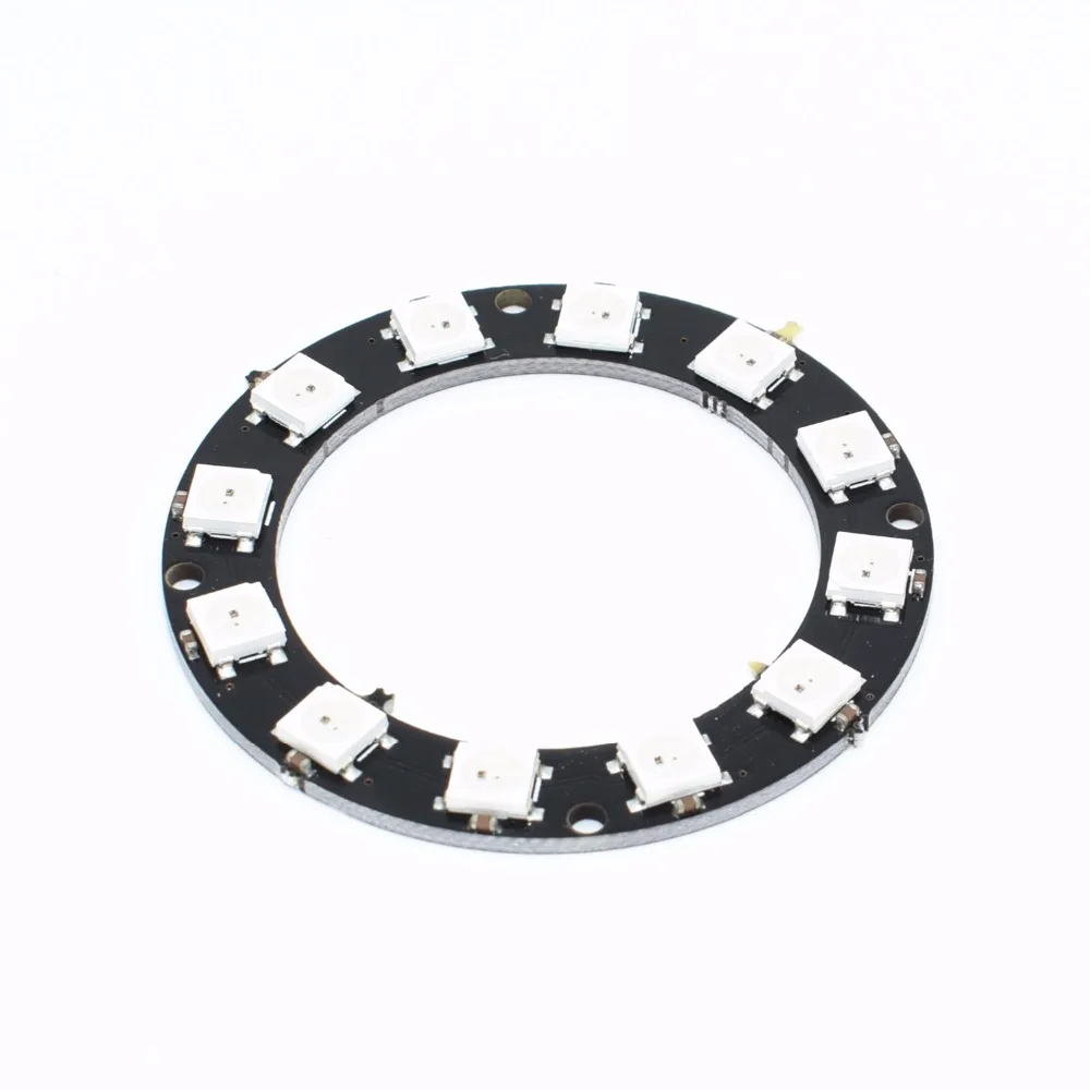 1pcs RGB LED Ring 12 Bits WS2812 5050 RGB LED With Integrated Driver Module For Raspberry pi
1pcs RGB LED Ring 12 Bits WS2812 5050 RGB LED With Integrated Driver Module For Raspberry pi