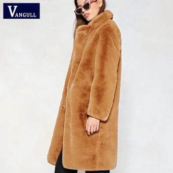 Vangull Thick Fur Coat Women Faux Rabbit Fur Coats Soft Warm Long Fur Jackets 2019 New Turndown Collar Long Sleeve Winter Jacket
Vangull Thick Fur Coat Women Faux Rabbit Fur Coats Soft Warm Long Fur Jackets 2019 New Turndown Collar Long Sleeve Winter Jacket
