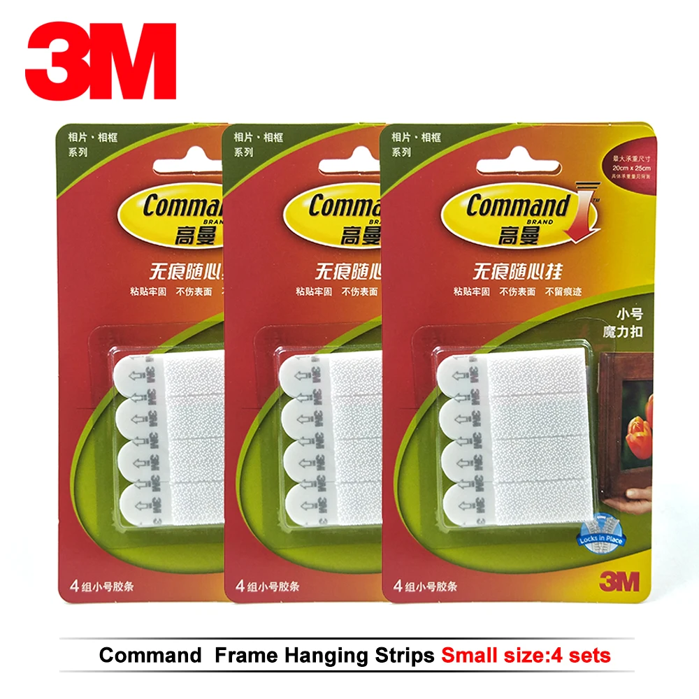 16pcs Small 3M Command Picture Hanging Strips Command Damage-Free Magic Strip Command Inter Locking Faster
16pcs Small 3M Command Picture Hanging Strips Command Damage-Free Magic Strip Command Inter Locking Faster