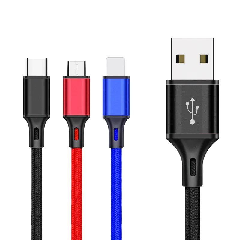 TypeC Micro USB Cable 2.4A Fast Data Sync Charging Cable for Samsung Huawei Xiaomi LG MI for Lighting Iphone Mobile Phone Cables
TypeC Micro USB Cable 2.4A Fast Data Sync Charging Cable for Samsung Huawei Xiaomi LG MI for Lighting Iphone Mobile Phone Cables