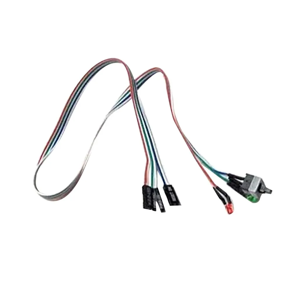68CM Slim ATX PC Compute Motherboard Power Cable Original 2 Switch On/Off/Reset with LED Light#H10
68CM Slim ATX PC Compute Motherboard Power Cable Original 2 Switch On/Off/Reset with LED Light#H10