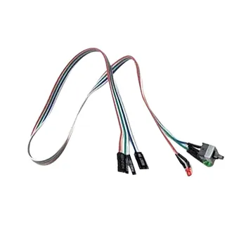68CM Slim ATX PC Compute Motherboard Power Cable Original 2 Switch On/Off/Reset with LED Light#H10
68CM Slim ATX PC Compute Motherboard Power Cable Original 2 Switch On/Off/Reset with LED Light#H10