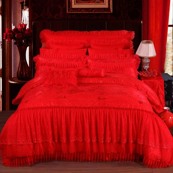 Red Pink Luxury Stain Embroidery Wedding Bedding sets King Queen size 4/6/10Pcs Royal bedclothes Duvet cover Bedspread set 36
Red Pink Luxury Stain Embroidery Wedding Bedding sets King Queen size 4/6/10Pcs Royal bedclothes Duvet cover Bedspread set 36