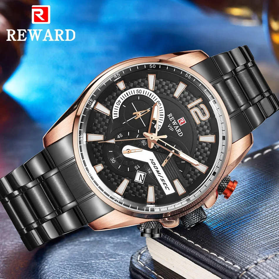 New Mens Watches Top Brand Luxury Quartz Watch Men Calendar All Steel Chronograph Waterproof Sport Wrist Watch
New Mens Watches Top Brand Luxury Quartz Watch Men Calendar All Steel Chronograph Waterproof Sport Wrist Watch